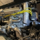 Turbo manifold MK4 and Mitsubishi turbo installed