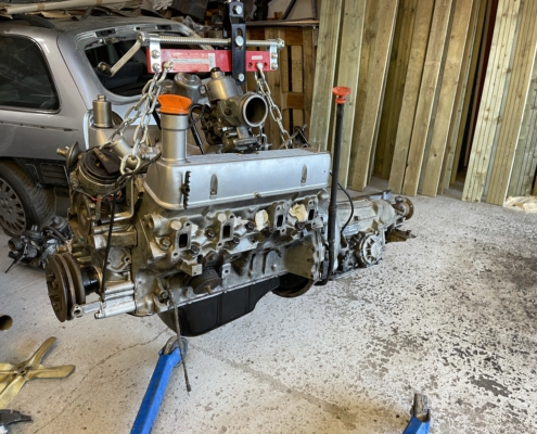 Rover engine ready for installation